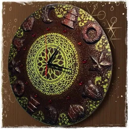 Mesterkurzus óra decoupage Mesterkurzus óra decoupage