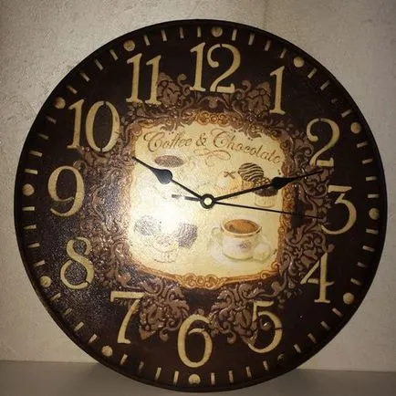 Mesterkurzus óra decoupage Mesterkurzus óra decoupage