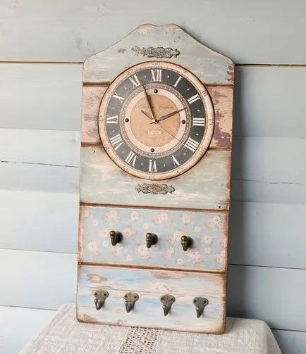 Mesterkurzus óra decoupage Mesterkurzus óra decoupage