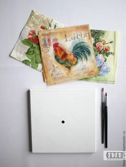 Mesterkurzus óra decoupage