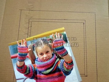 Készíts egy keret kartonból kezük