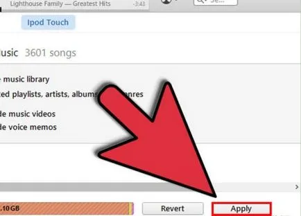 Hogyan dobja ipod touch
