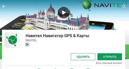 Hogyan kell telepíteni a Navitel térkép