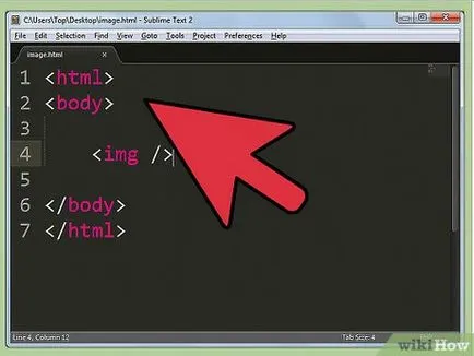 Hogyan beszúrni egy képet egy weboldalon