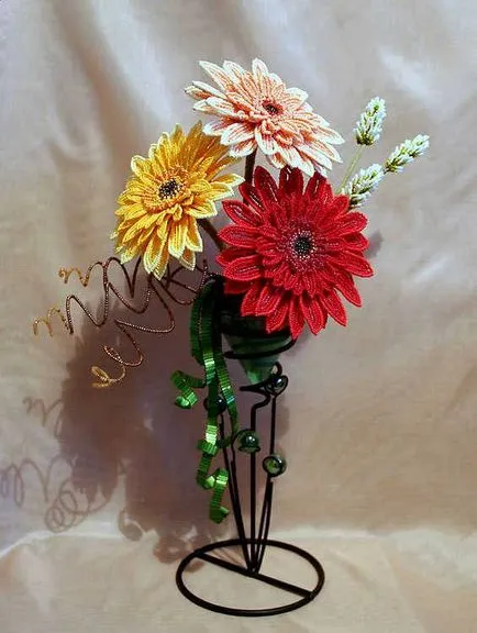Mesterkurzus gerbera gyöngy