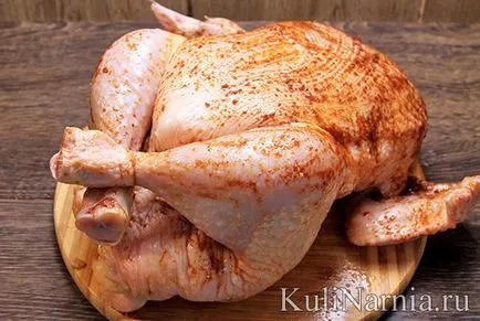Csirkét a sütőbe hüvely