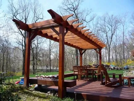 Hogyan építsünk egy pergola Hogyan építsünk egy pergola
