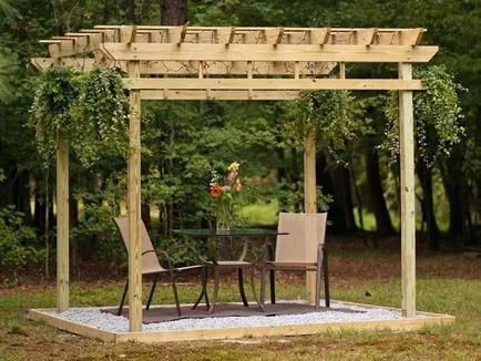 Hogyan építsünk egy pergola