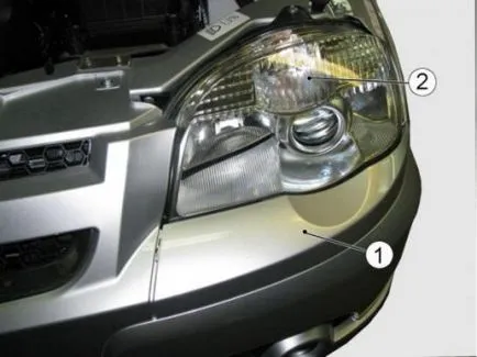 Hogyan lehet eltávolítani a lökhárítót a Chevrolet Niva