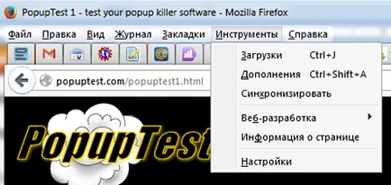 Firefox ablak