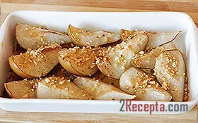 Hogyan kell sütni körte a kemencében