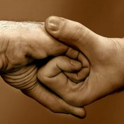 Hand mit képvisel Hand mit képvisel