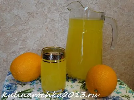 Juice narancs otthon