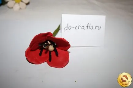 Hogyan készítsünk egy virágot ki gyurmából Hogyan készítsünk egy virágot ki gyurmából