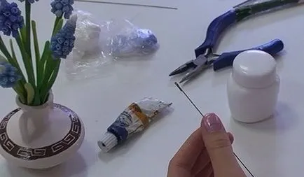 Virág műanyagból mesterkurzust