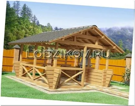 Hogyan díszítik a pavilonban