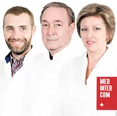 A klinikán az orvosok A klinikán az orvosok
