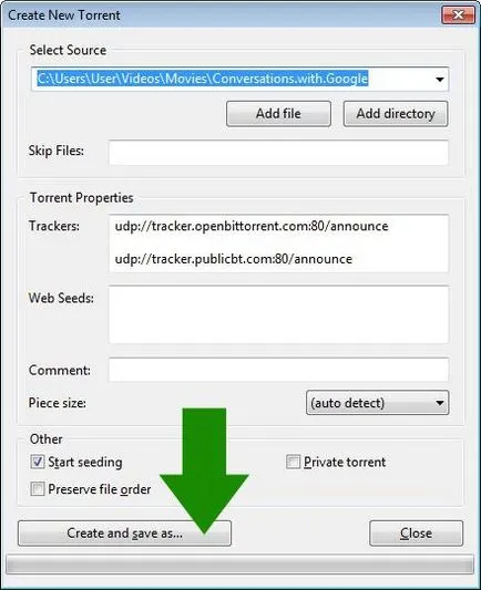 Hogyan készítsünk egy torrent fájlt Hogyan készítsünk egy torrent fájlt