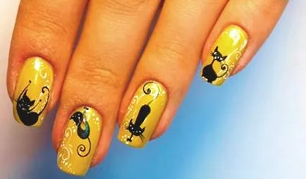 Rajz körmök macskák