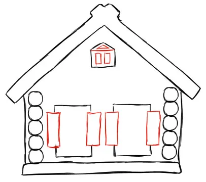 Hogyan kell felhívni a Russian log hut