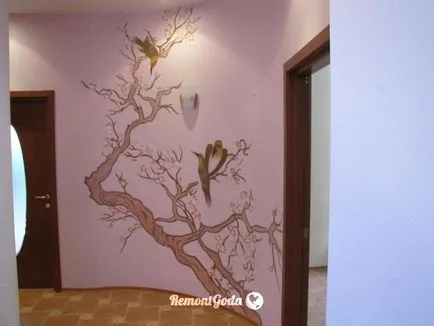 Hogyan fessünk gyönyörű fal