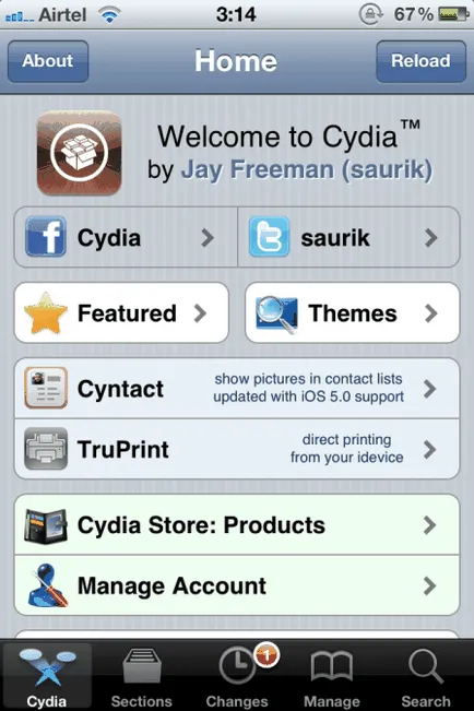 Hogyan kell használni a cydia Útmutató kezdők