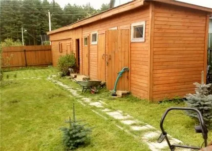 Hogyan építsünk egy fészer az ő dacha videó utasítást - építeni a saját kezét, rajz, fotó