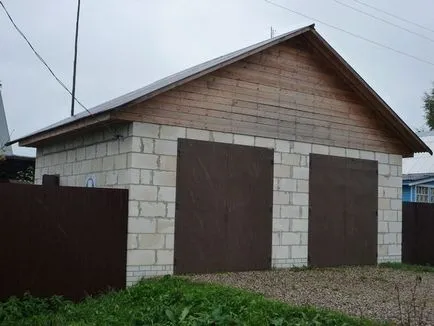 Hogyan építsünk egy garázs telken álló szerkezetek és anyagok, álom ház