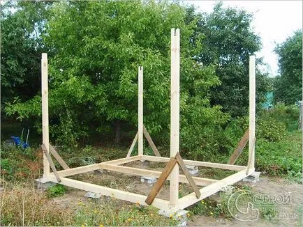 Hogyan építsünk egy pergola kezüket - építési tippeket pavilonok (fotó)