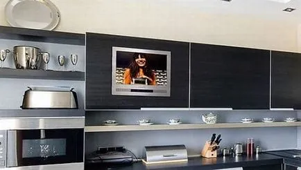 Hogyan akasztani a TV falra szerelhető utasítások és beállítások konyha