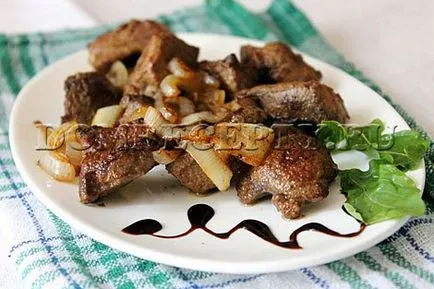 Hogyan megsütjük sertésmáj hagymás - egy egyszerű recept a fényképet (például sült sertés máj) Hogyan megsütjük sertésmáj hagymás - egy egyszerű recept a fotó
