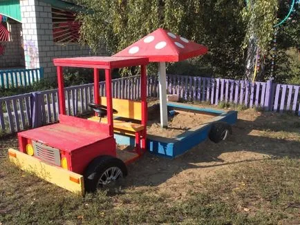 Hogyan készítsünk egy sandbox kezük