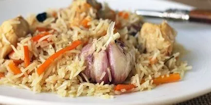 Főzni rizottó csirke recept lépésről lépésre fotók