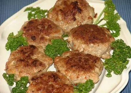 Főzni hamburgerek darált receptek
