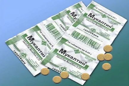 Hogyan kell szedni a tablettát mukaltin felnőtteknek - egy köhögés vagy száraz, nedves