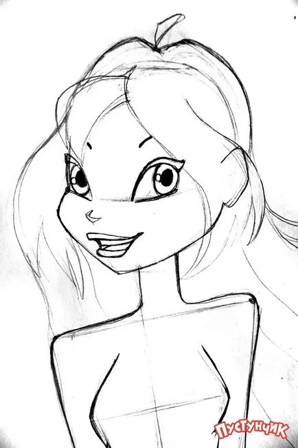 Hogyan rajzoljunk Bloom Winx