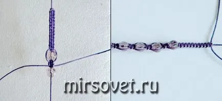 Hogyan készítsünk egy karkötőt a kezével görögszéna mesterkurzust fotókkal