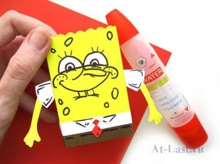 Hogyan készítsünk Spongya Bob papír (papír) Hogyan készítsünk Spongya Bob papír