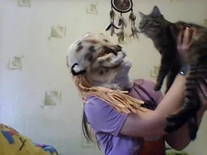 Hogyan készítsünk egy macska maszk saját kezét