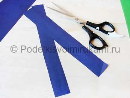 Hogyan készítsünk egy lila papír saját kezűleg