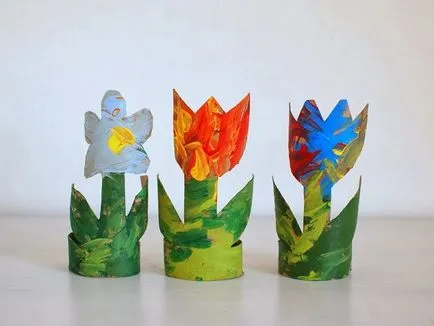 Hogyan készítsünk egy papír tulipán műhelyek és dekoráció ötletek (do) Hogyan készítsünk egy papír tulipán műhelyek és dekoráció ötletek