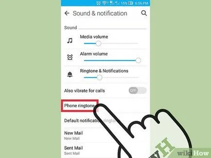 Hogyan változtassuk csengőhang android