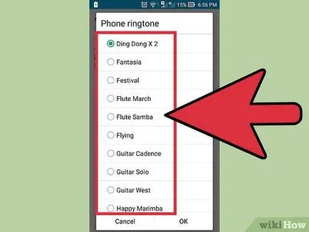 Hogyan változtassuk csengőhang android