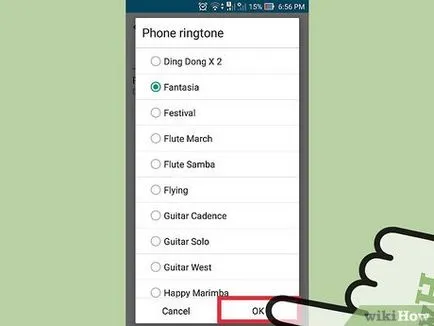 Hogyan változtassuk csengőhang android