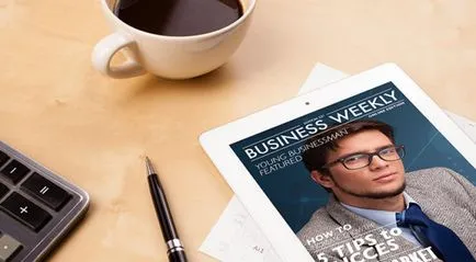 Hogyan hozzunk létre e-üzleti magazin a kiadvány internetes