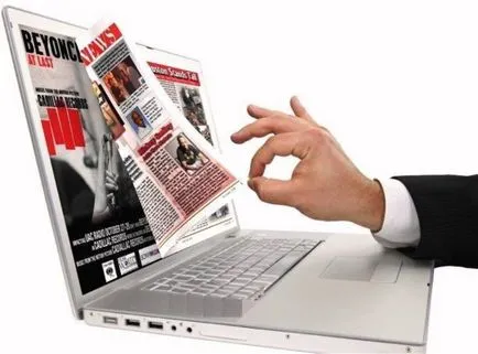 Hogyan hozzunk létre e-üzleti magazin a kiadvány internetes