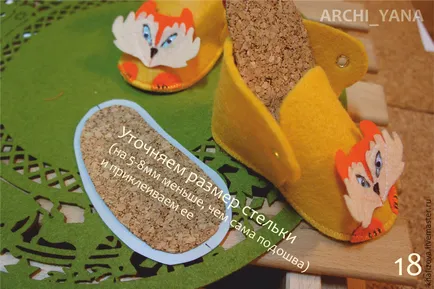 Hogyan kell varrni úgy érezte, a cipő „Mr. Fox” a baba - Fair Masters - kézzel készített, kézzel készített