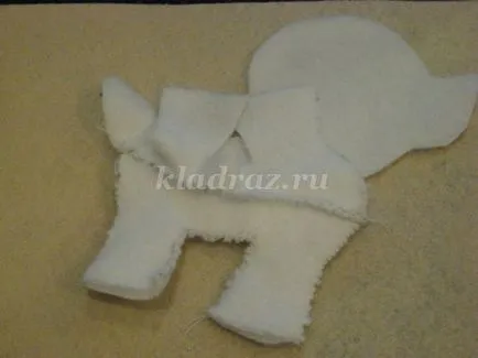 Hogyan kell varrni egy kutya gyapjú, amely egy kutya mintás gyapjú