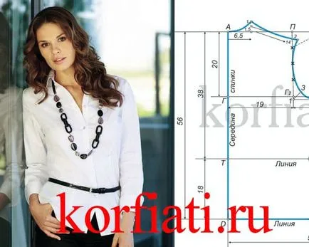 Hogyan kell varrni blúzok - egy mintából