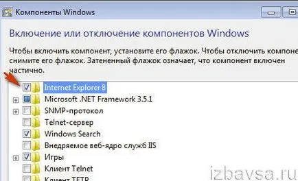 Hogyan lehet eltávolítani az Internet Explorer (7, 8, 10 vagy 11) a számítógép teljesen